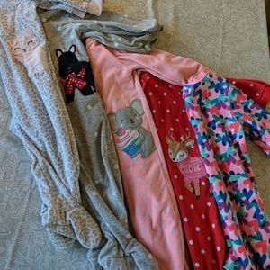 Bundle 5 Carters sleep & play footer sleepers 18m